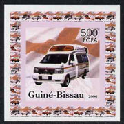Guinea - Bissau 2006 Red Cross & Emergency Services #3 - Ambulance individual imperf deluxe sheet unmounted mint. Note this item is privately produced and is offered purely on its thematic appeal