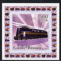 Guinea - Bissau 2006 Famous Trains #2 - GGI individual imperf deluxe sheet unmounted mint. Note this item is privately produced and is offered purely on its thematic appeal