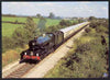 Postcard produced in 1980's in full colour showing GWR Collet King Class 4-6-0 Prototype King George V, unused and pristine