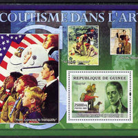 Guinea - Conakry 2007 Scouting in Art (Rockwell & Carry On) perf souvenir sheet unmounted mint