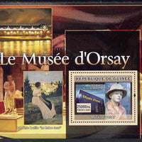 Guinea - Conakry 2007 Museum of Orsay (Renoir & Bazille) perf souvenir sheet unmounted mint