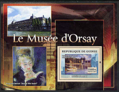 Guinea - Conakry 2007 Museum of Orsay (Renoir & Monet) perf souvenir sheet unmounted mint