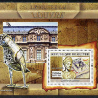 Guinea - Conakry 2007 The Louvre Museum (Bust & Falcon) perf souvenir sheet unmounted mint