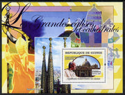 Guinea - Conakry 2007 Churches & Popes (John-Paul II & St Pauls in Rome) perf souvenir sheet unmounted mint