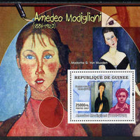 Guinea - Conakry 2007 Italian Painters (Modigliani) perf souvenir sheet unmounted mint