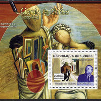 Guinea - Conakry 2007 Italian Painters (Giorgio de Chirico) perf souvenir sheet unmounted mint