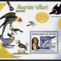 Guinea - Conakry 2007 Birds in Art (Alexander Wilson) perf souvenir sheet unmounted mint