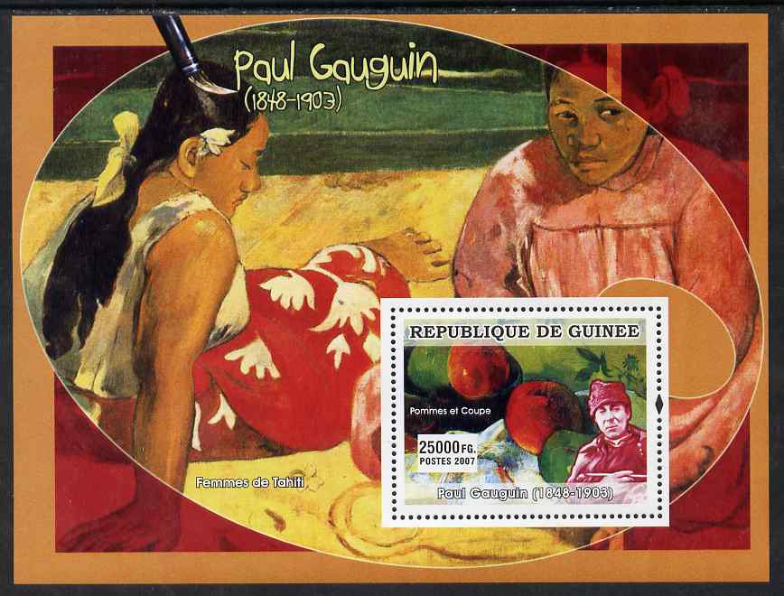 Guinea - Conakry 2007 French Impressionists #2 (Paul Gauguin) perf souvenir sheet unmounted mint