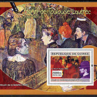Guinea - Conakry 2007 French Impressionists #2 (Henri de Toulouse-lautrec) perf souvenir sheet unmounted mint