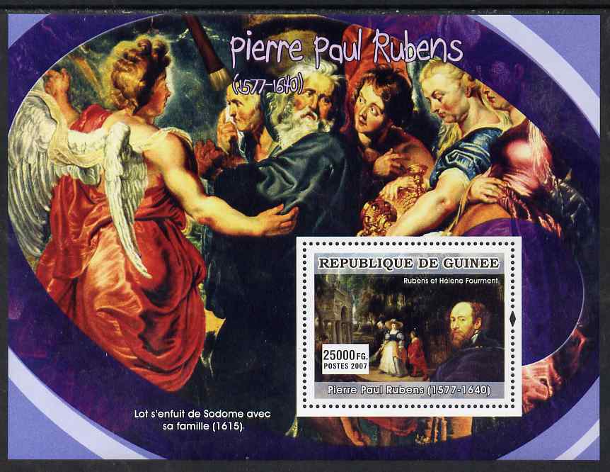 Guinea - Conakry 2007 Flemish Painters (Peter Paul Rubens) perf souvenir sheet unmounted mint