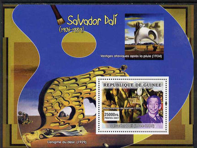 Guinea - Conakry 2007 Spanish Painters (Salvador Dali) perf souvenir sheet unmounted mint