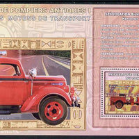 Congo 2006 Transport - Early Fire Engines (Bickle) perf souvenir sheet unmounted mint