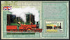 Congo 2006 Transport - British Steam Locos #1 - Bury 2-2-0 & Johnson Single 4-2-2 perf souvenir sheet unmounted mint