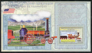 Congo 2006 Transport - American Steam Locos (American Type 4-4-0 & Norris 4-2-0) perf souvenir sheet unmounted mint