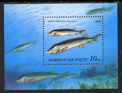 Azerbaijan 1993 Fish m/sheet unmounted mint