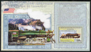 Congo 2006 Transport - American Steam Locos (Union Pacific 4-8-4 & Southern Class 4-6-2) perf souvenir sheet unmounted mint