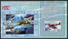 Congo 2006 Transport - British Military Aircraft (Typhoon, Sunderland & Vampire) perf souvenir sheet unmounted mint