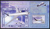 Congo 2006 Transport - Airbus A-350 perf souvenir sheet unmounted mint