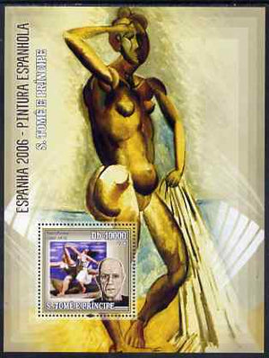 St Thomas & Prince Islands 2006 Spanish Painters (Picasso) perf souvenir sheet unmounted mint, Mi BL 530