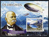 St Thomas & Prince Islands 2008 Airships (Hindenburg) perf souvenir sheet unmounted mint