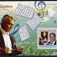 Guinea - Bissau 2008 Composers & Conductors perf souvenir sheet unmounted mint