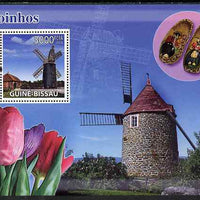 Guinea - Bissau 2008 Windmills & Tulips perf souvenir sheet unmounted mint