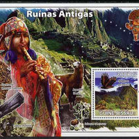 Guinea - Bissau 2008 Ancient Buildings & Minerals perf souvenir sheet unmounted mint