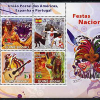 Guinea - Bissau 2008 National Festivals perf sheetlet containing 4 values unmounted mint