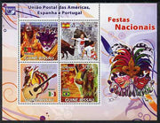 Guinea - Bissau 2008 National Festivals perf sheetlet containing 4 values unmounted mint
