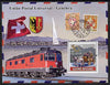 Guinea - Bissau 2008 UPU - Transport perf souvenir sheet unmounted mint