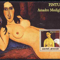 Guinea - Bissau 2005 Paintings by Modigliani perf s/sheet unmounted mint Mi BL 505