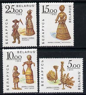 Belarus 1993 Corn Dollies set of 4, SG 34-37 unmounted mint*
