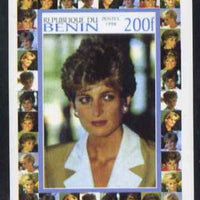 Benin 1998 Princess Diana Memoriam #3 - 200f individual imperf deluxe sheet unmounted mint. Note this item is privately produced and is offered purely on its thematic appeal