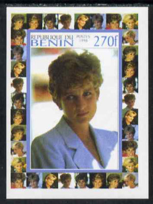 Benin 1998 Princess Diana Memoriam #4 - 270f individual imperf deluxe sheet unmounted mint. Note this item is privately produced and is offered purely on its thematic appeal