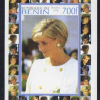 Benin 1998 Princess Diana Memoriam #9 - 700f individual imperf deluxe sheet unmounted mint. Note this item is privately produced and is offered purely on its thematic appeal
