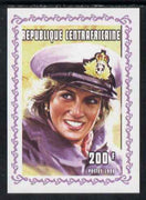 Central African Republic 1998 Princess Diana Memoriam #7 individual imperf deluxe sheet unmounted mint. Note this item is privately produced and is offered purely on its thematic appeal