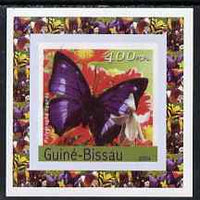 Guinea - Bissau 2004 Butterflies #6 individual imperf deluxe sheet unmounted mint. Note this item is privately produced and is offered purely on its thematic appeal