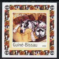 Guinea - Bissau 2003 Dogs #4 individual imperf deluxe sheet featuring Baden Powell, unmounted mint. Note this item is privately produced and is offered purely on its thematic appeal