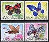North Korea 2007 Butterflies perf set of 4 unmounted mint, SG N4659-62