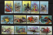 Barbuda 1987 Marine Life definitive set of 13 values complete (SG 960-72) unmounted mint