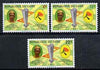 Zaire 1972 Fifth Anniversary of Revolution perf set of 3 unmounted mint SG 791-3
