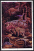 Batum 1995 Prehistoric Animals composite sheetlet containing complete perf set of 10 unmounted mint
