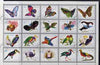 Fujeira 1972 Butterflies & Birds perf sheetlet containing 20 values fine cto used Michel 1160-79