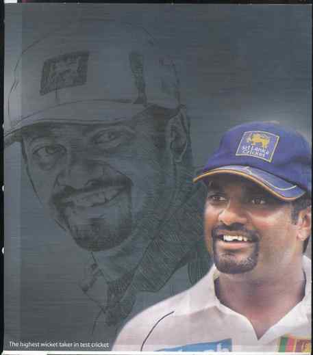 Sri Lanka 2009 Muttiah Muralitharan (cricketer) Official presentation pack containing sheetlet of 12 circular shaped values plus cover with special 'Highest Wicket Taker' cancellation