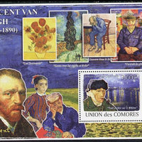 Comoro Islands 2008 Vincent Van Gogh perf s/sheet unmounted mint