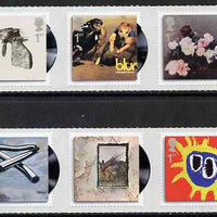 Great Britain 2010 Classic Album Covers self adhesive set of 10 (2 strips of 5) unmounted mint