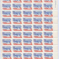 Canada 1967 World Fair EXPO 67 5c in complete folded sheet of 50 unmounted mint SG 611