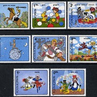 Rumania 1989 Cartoon Films set of 8 unmounted mint, Mi 4559-66