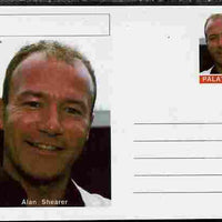 Palatine (Fantasy) Personalities - Alan Shearer (football) postal stationery card unused and fine