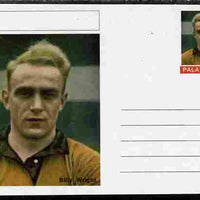 Palatine (Fantasy) Personalities - Billy Wright (football) postal stationery card unused and fine